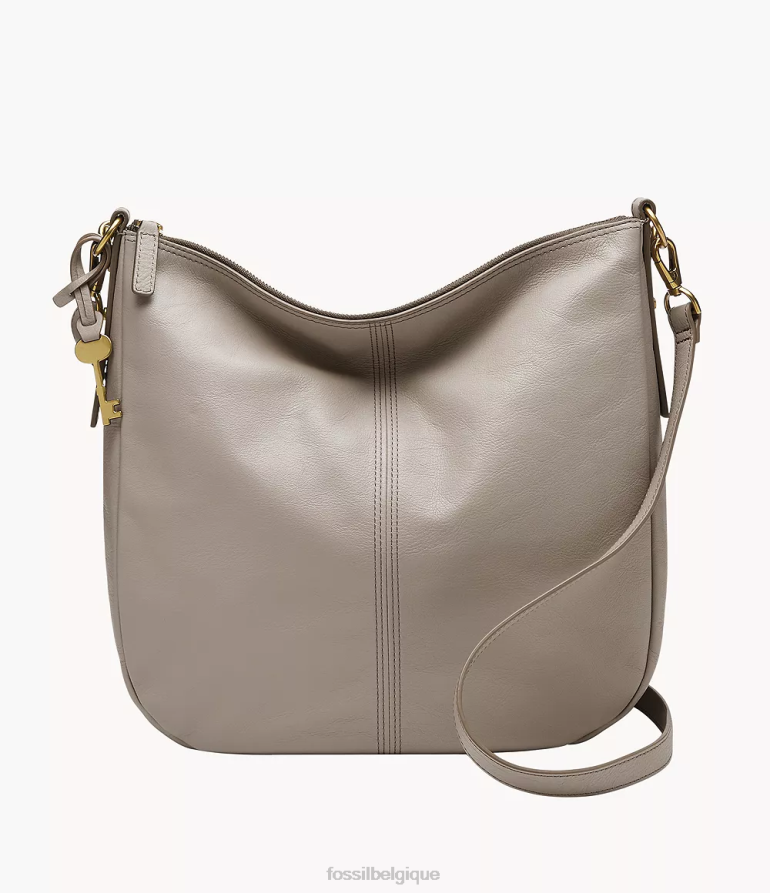 Fossil sac femmes jolie clocharde gris 8V4604664