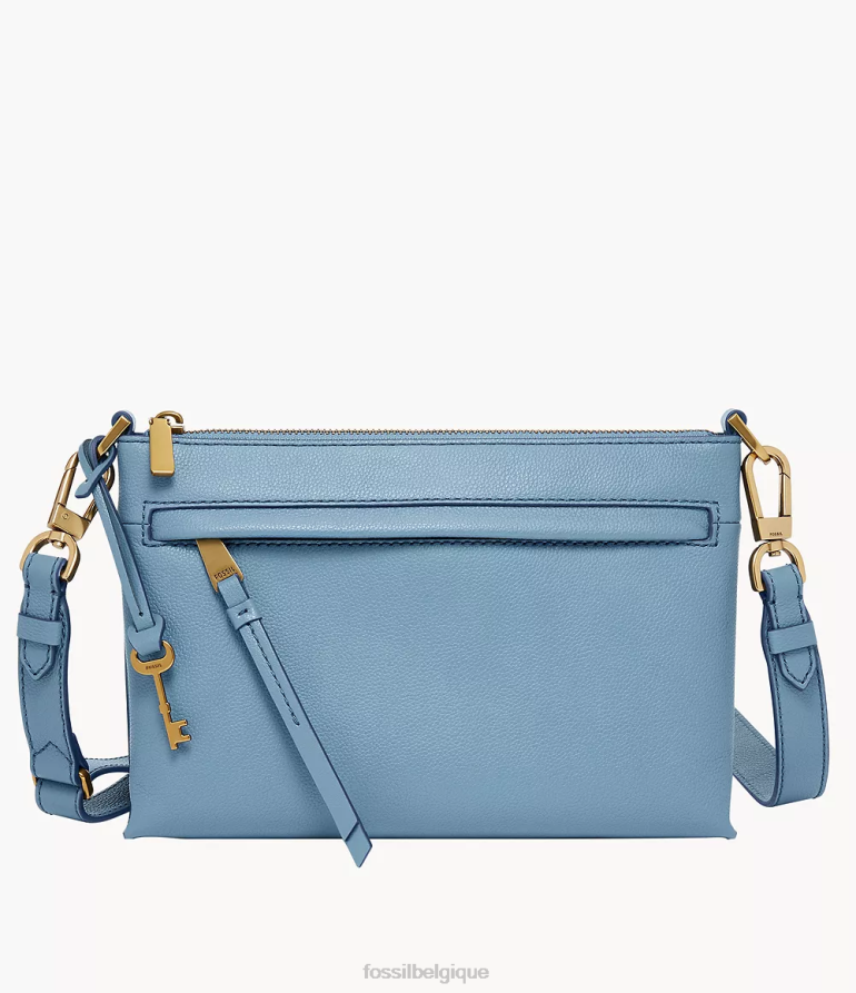 Fossil sac femmes petit sac à bandoulière Kiera bleu 8V4604506