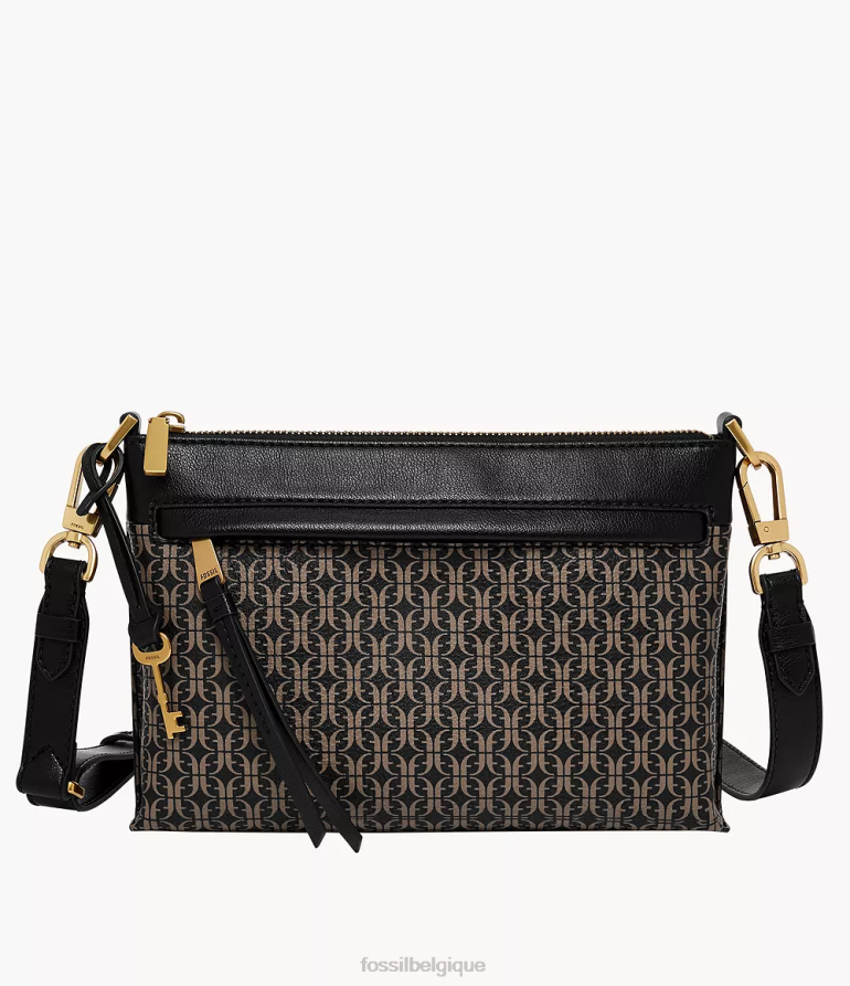 Fossil sac femmes petit sac à bandoulière Kiera noir 8V4604710