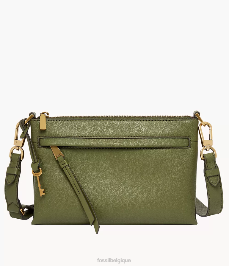 Fossil sac femmes petit sac à bandoulière Kiera olive 8V4604520