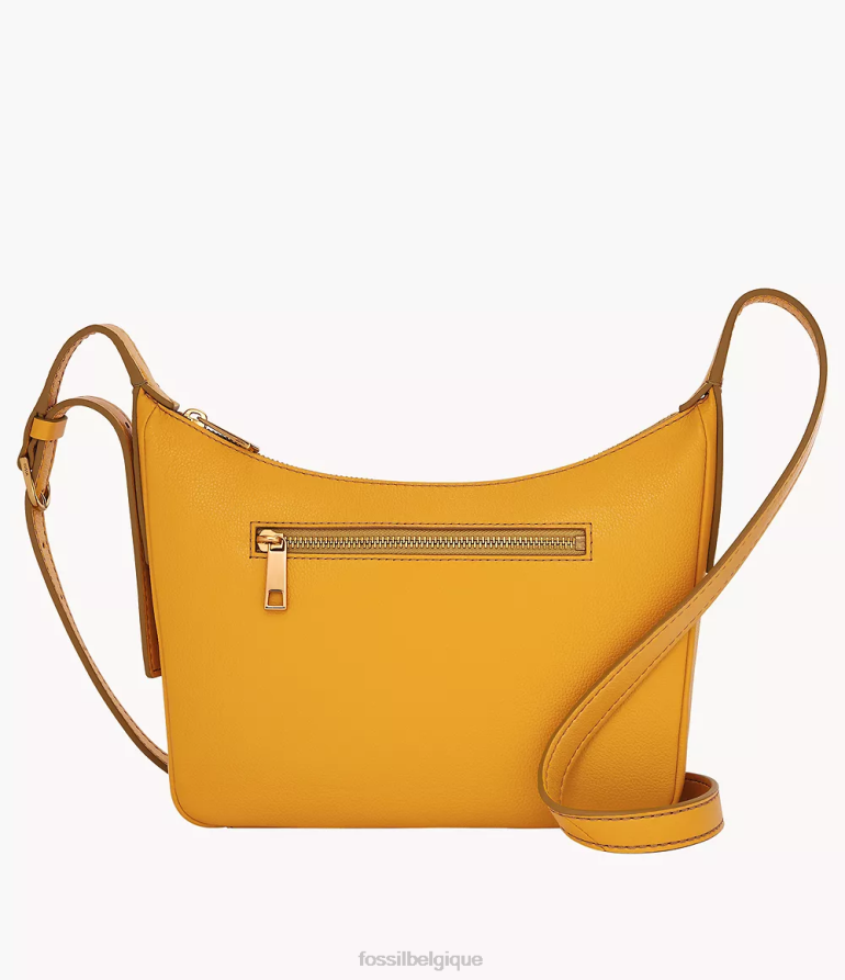 Fossil sac femmes petit sac à bandoulière cecilia jaune 8V4604295