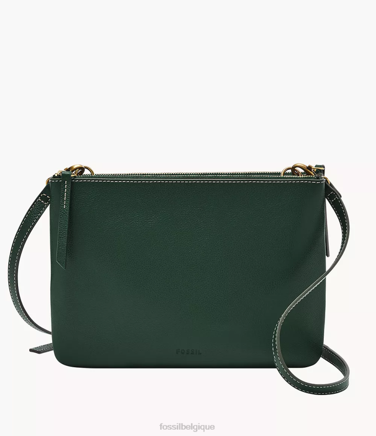 Fossil sac femmes sac à bandoulière Devon vert 8V4604458