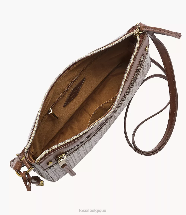Fossil sac femmes sac à bandoulière farrah kaki 8V4604403