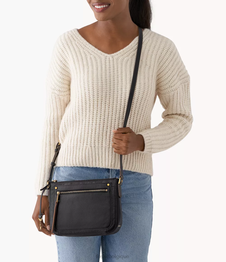 Fossil sac femmes sac à bandoulière farrah noir 8V4604592