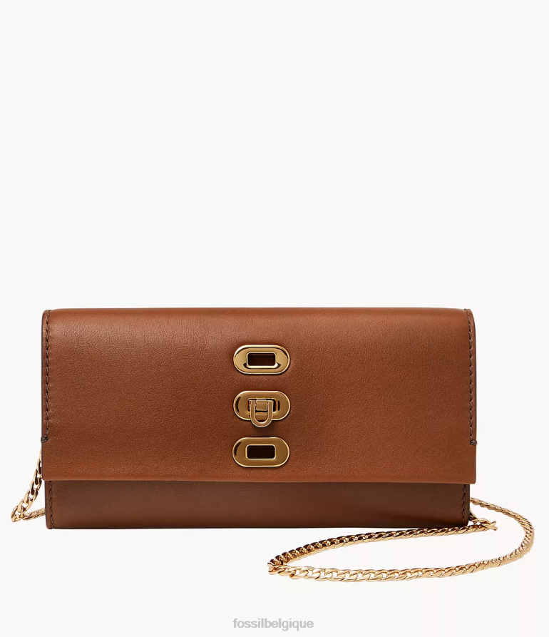 Fossil sac femmes sac à bandoulière penrose brun 8V4604315