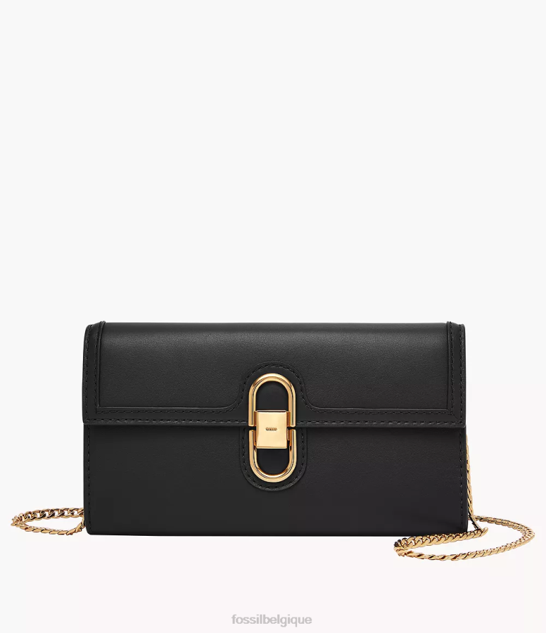 Fossil sac femmes sac à bandoulière portefeuille avondale noir 8V4604323