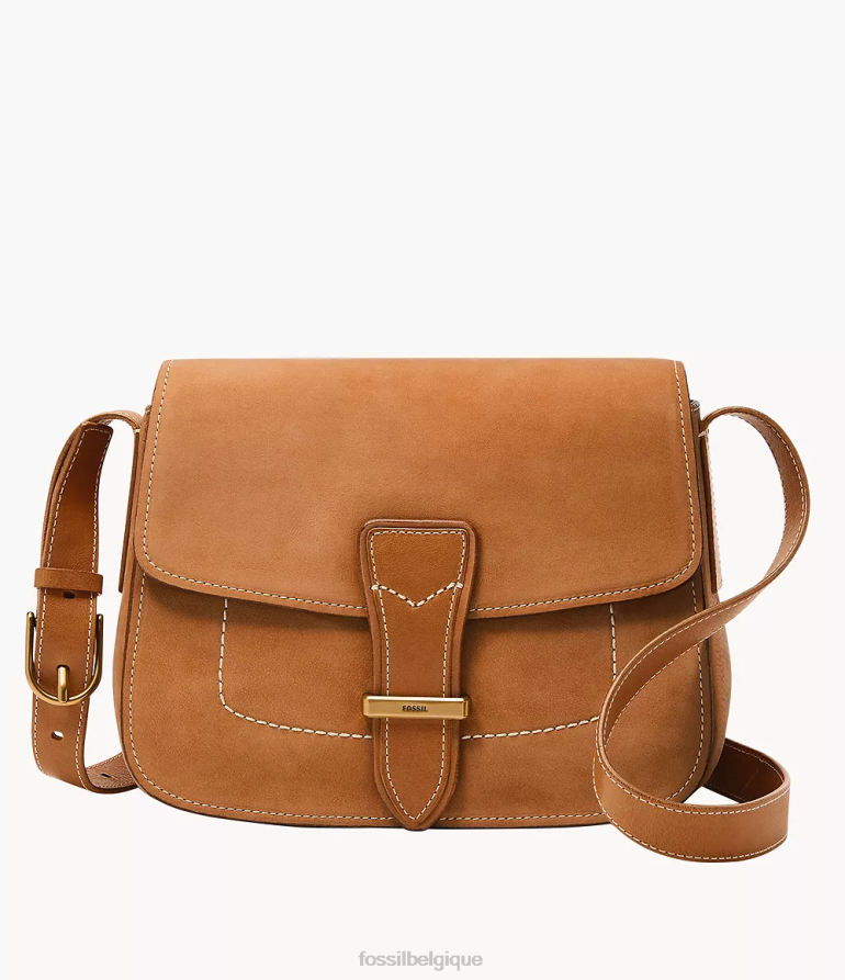 Fossil sac femmes sac à bandoulière à rabat tremont bronzer 8V4604319