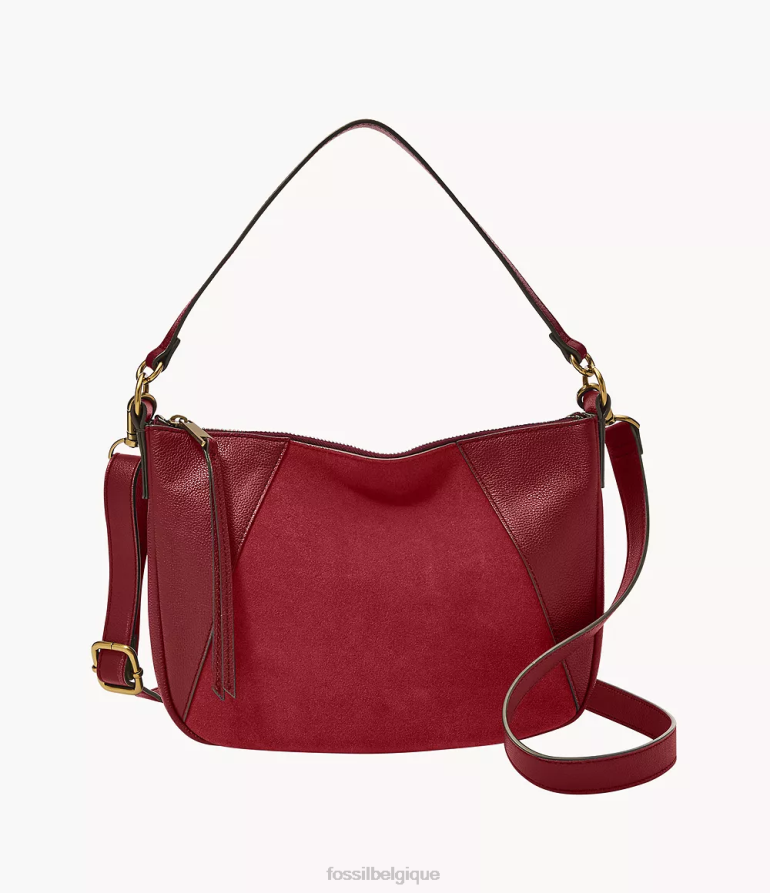 Fossil sac femmes sac à bandoulière skylar rouge 8V4604643