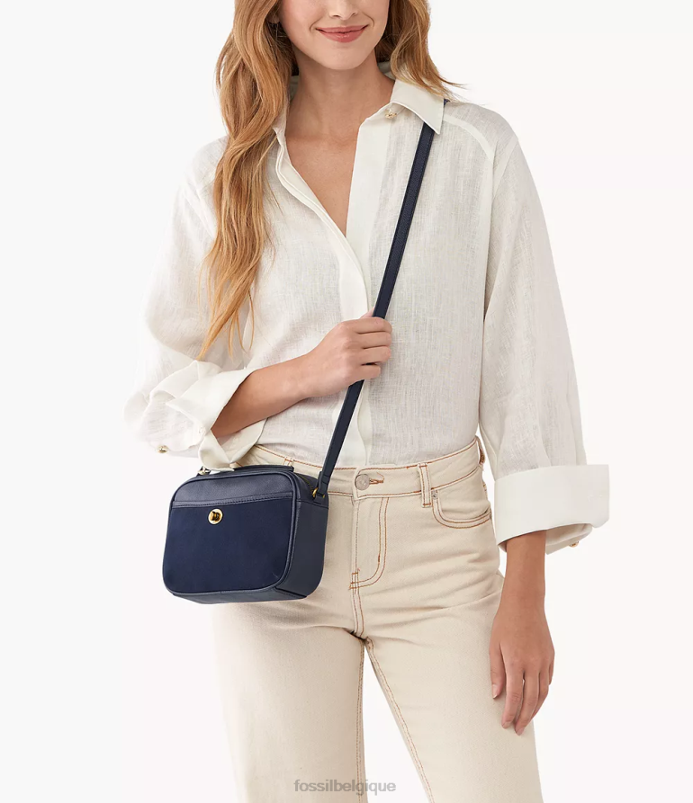 Fossil sac femmes sac photo Brennon marine 8V4604597