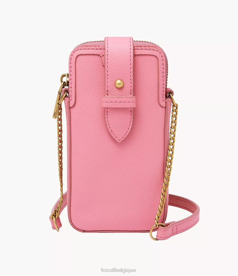 Fossil sac femmes étui de téléphone Lainie à bandoulière rose 8V4604632