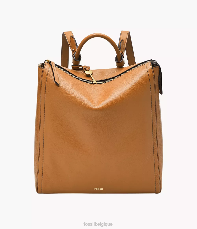 Fossil sac femmes grand sac à dos parker chameau 8V4604411