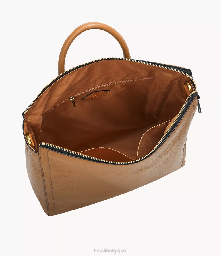 Fossil sac femmes grand sac à dos parker chameau 8V4604411