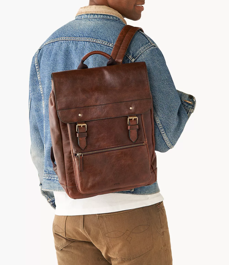 Fossil sac femmes miles sac à dos marron foncé 8V46041637