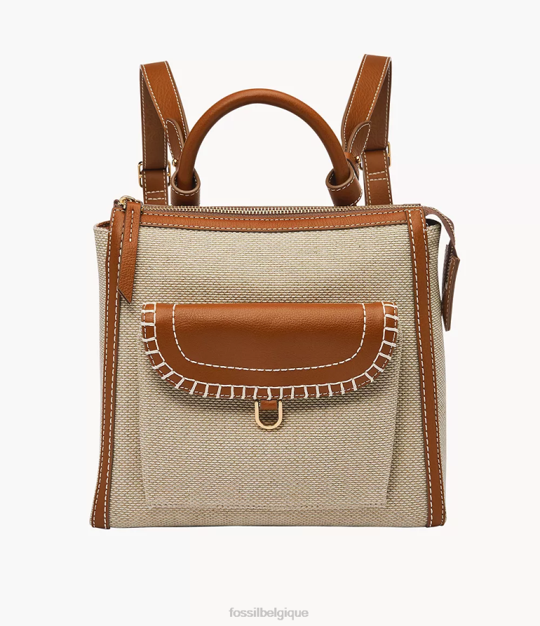 Fossil sac femmes petit sac à dos parker brun clair 8V4604393
