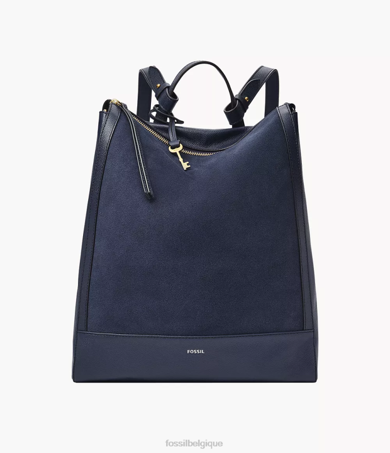 Fossil sac femmes sac à dos convertible elina marine 8V4604726