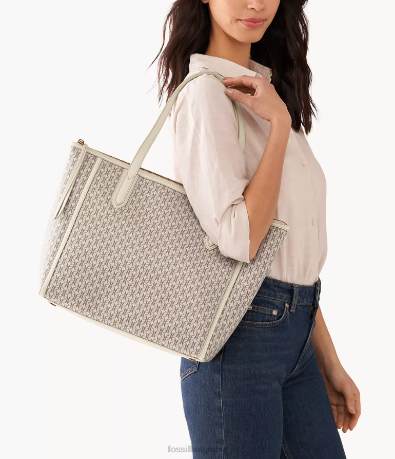 Fossil sac femmes fourre-tout Sydney brun clair 8V4604665