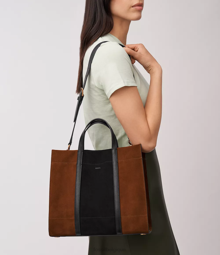 Fossil sac femmes grand cabas Carmen brun 8V4604367
