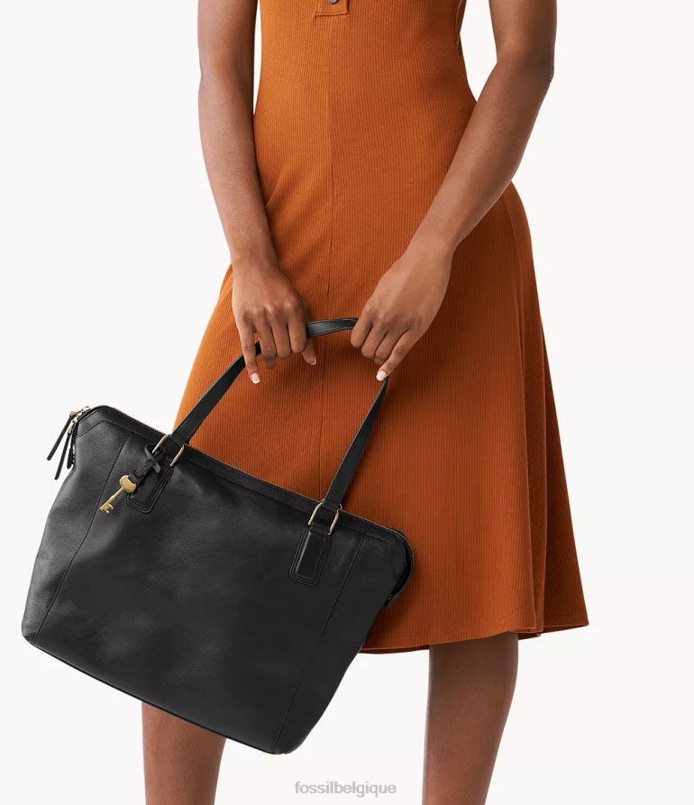 Fossil sac femmes sac fourre-tout jacqueline noir 8V4604487