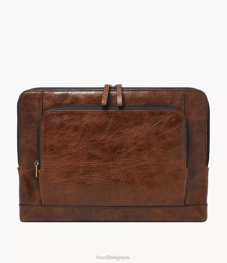 Fossil sac Hommes folio pour ordinateur portable Dillon Cognac 8V46042029