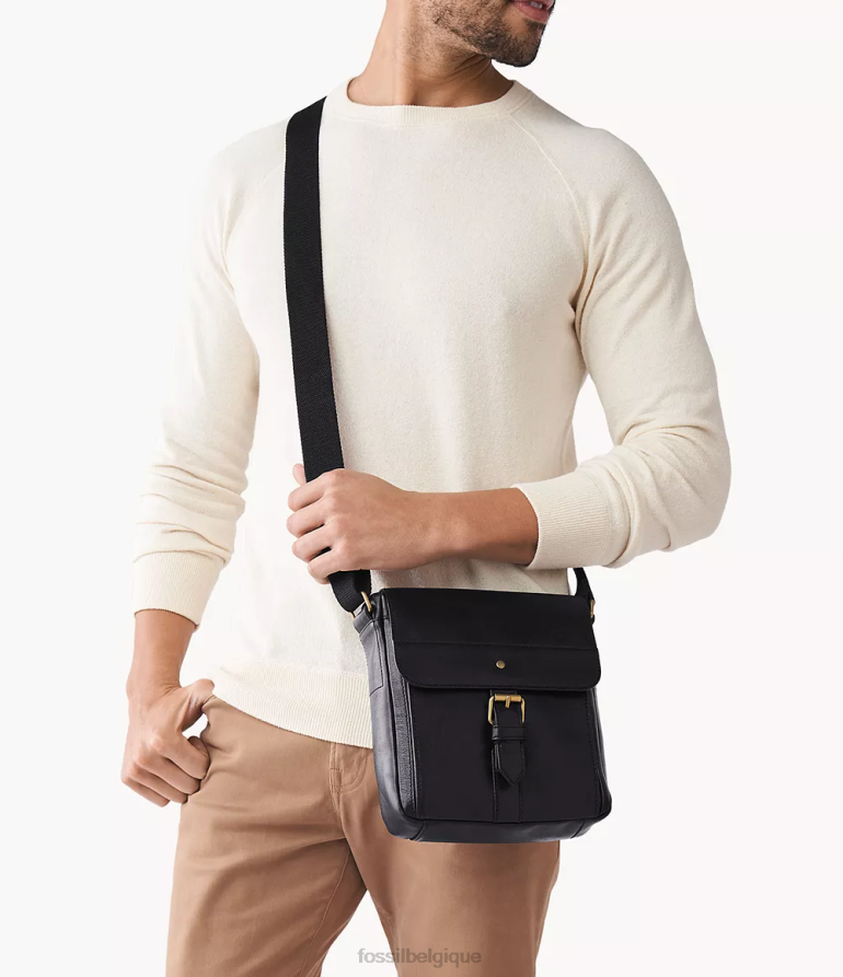 Fossil sac Hommes miles de messagerie noir 8V46041654